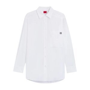 Hugo Womens/Ladies Oversized Blouse / White